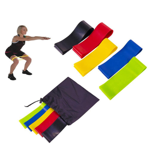 Bandas elasticas X5 De resistencia y rehabilitacion