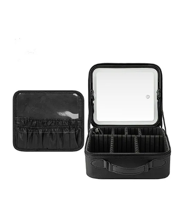 COSMETIQUERA VIAJERA CON LUZ LED