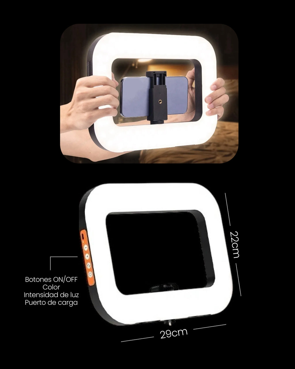LUZ ESTABILIZADORA PARA CELULAR